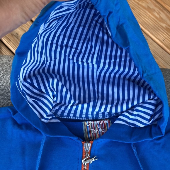 NWT! - CHRISTINE & TAYLOR Zip-Up GATORS Game Day Hoodie - Picture 5 of 12